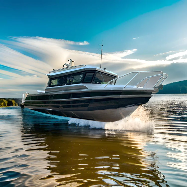 Hot Selling Fishing Boat With Motor And Trailer Easycraft 12 Passengers Custom Aluminum Fishing Boat With Cabin