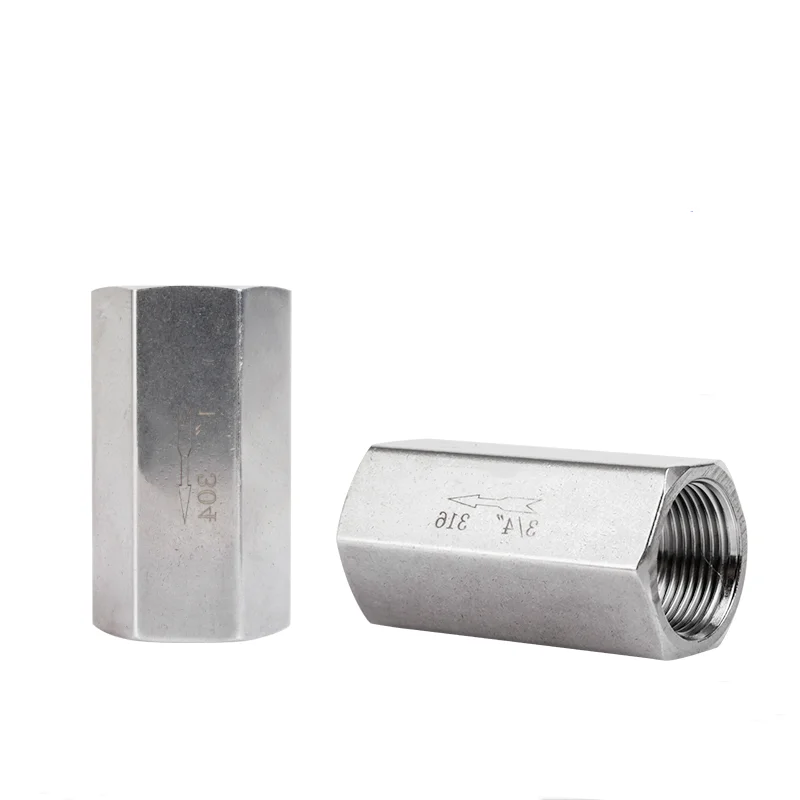 Steel mini hydraulic fittings to prevent oil loss for hydraulic pump check valve stainless steel