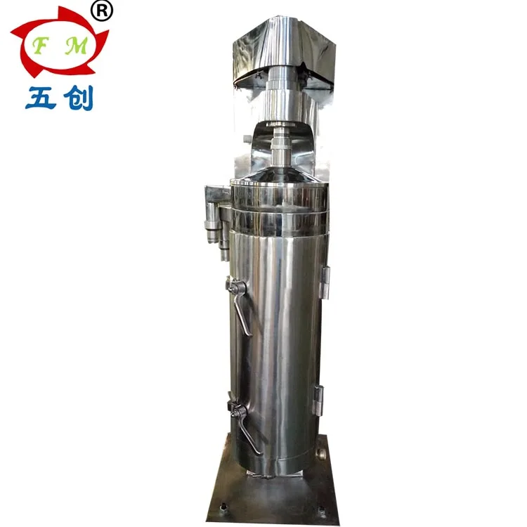 GF105 трехфазное кокосовое масло трубчатая центрифуга для разделения масла