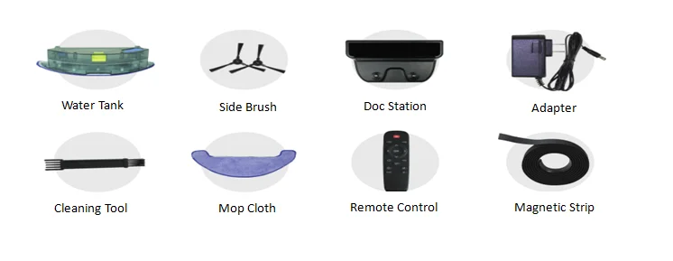 Hot sellingmultifunctional wet and dry intelligent automat smart mopping robot vacuum cleaner with voice and app control