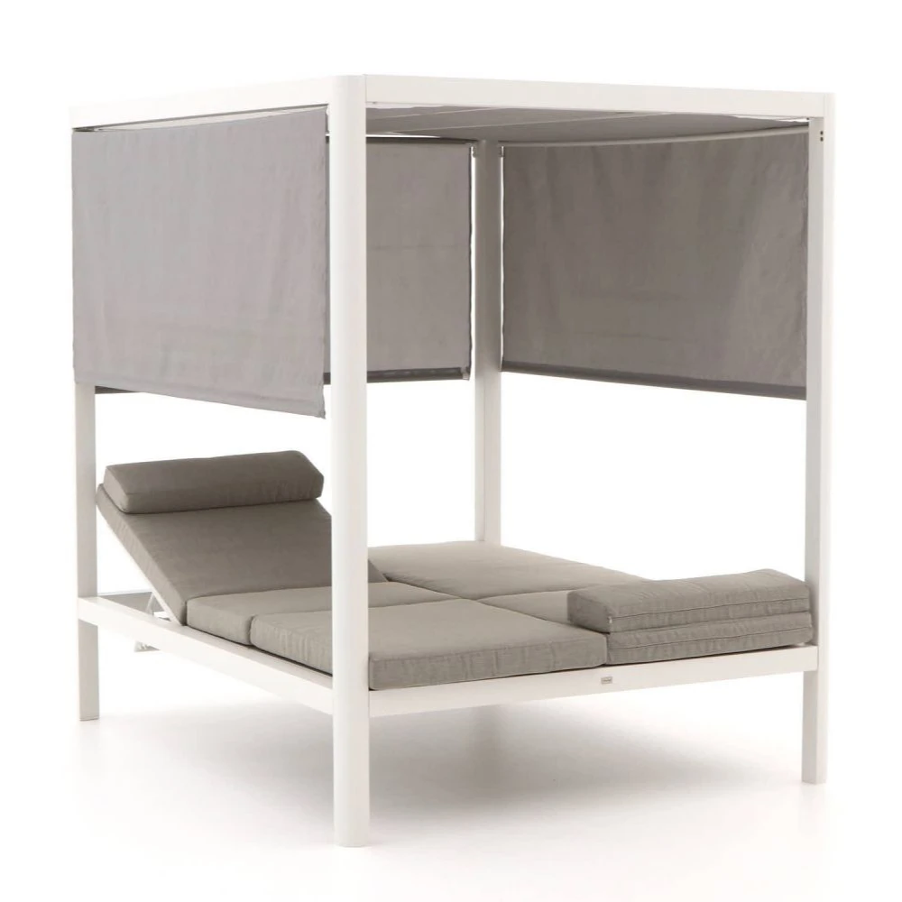 Outdoor garden furniture pool chair sunbed double sun beds chaise lounge pool side umbrella sun loungers