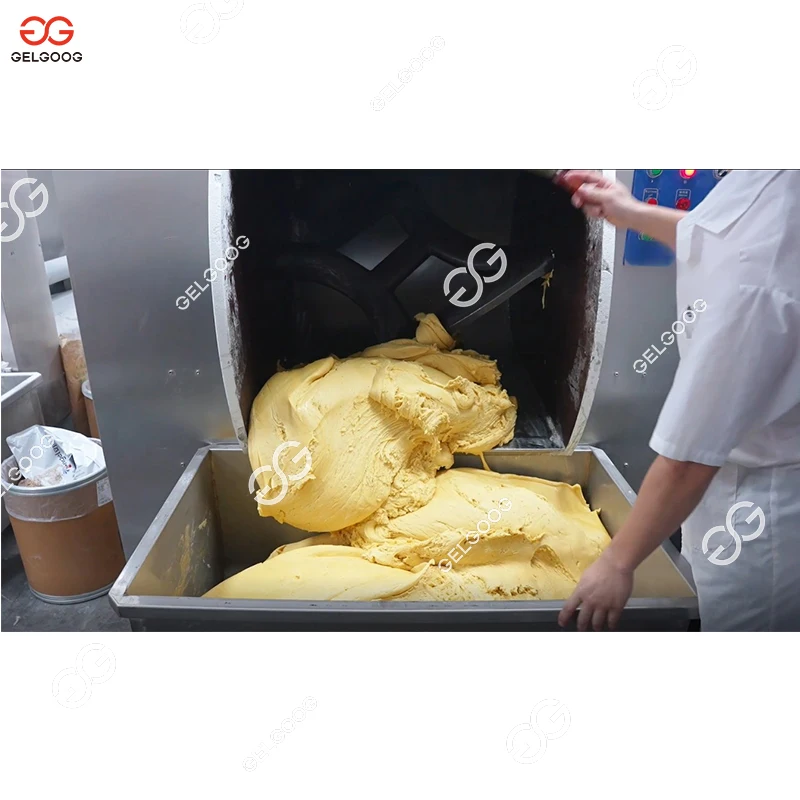 Large Capacity 300Kg 400Kg 500Kg Automatic Folding Wheat Dough Kneading Machines Baking Cake Dough Mixer for Sponge Cake