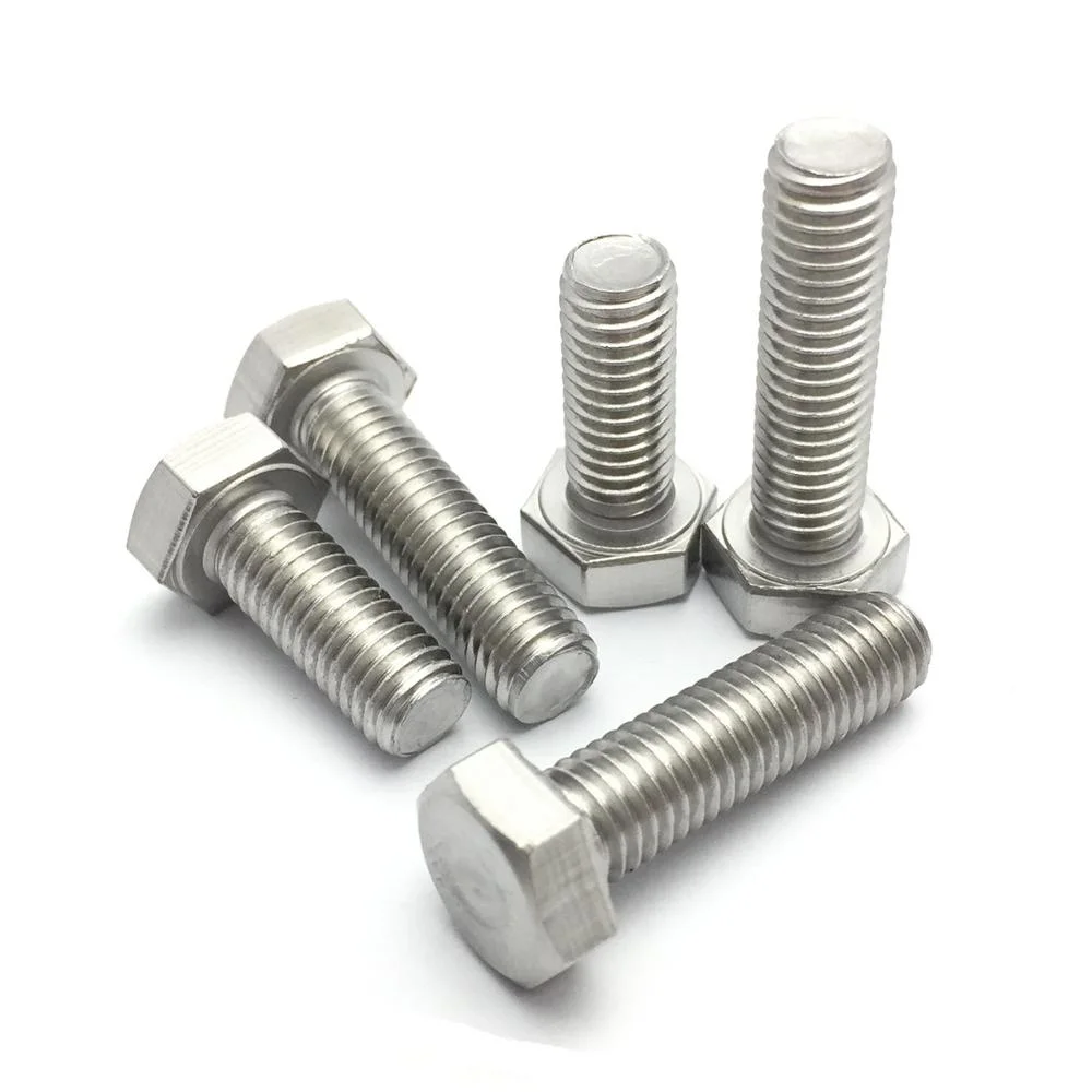 Bolt Fasteners SS304 ASME B18.2.1 DIN 933 931 Hex Head Bolt A453 Grade 660d 3.1 A193 B8 B8m Class