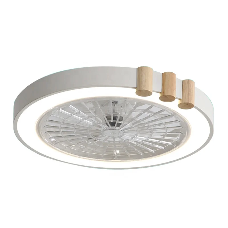 
bladeless ceiling fan with light for bedroom dimming with remote control 