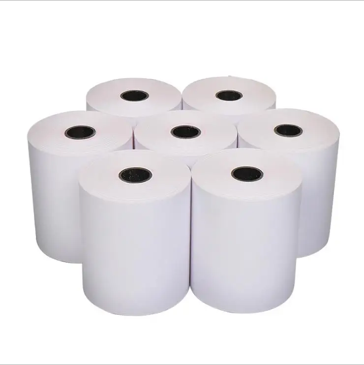 Thermal paper manufacturer 80*80mm plastic tube core 15-17mm cash register used for POS /ATM/cashier 50