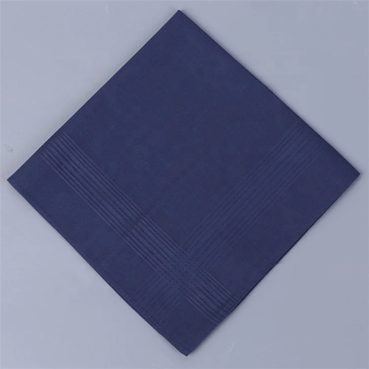 
Latest design best quality personalized plain color square cotton handkerchief 