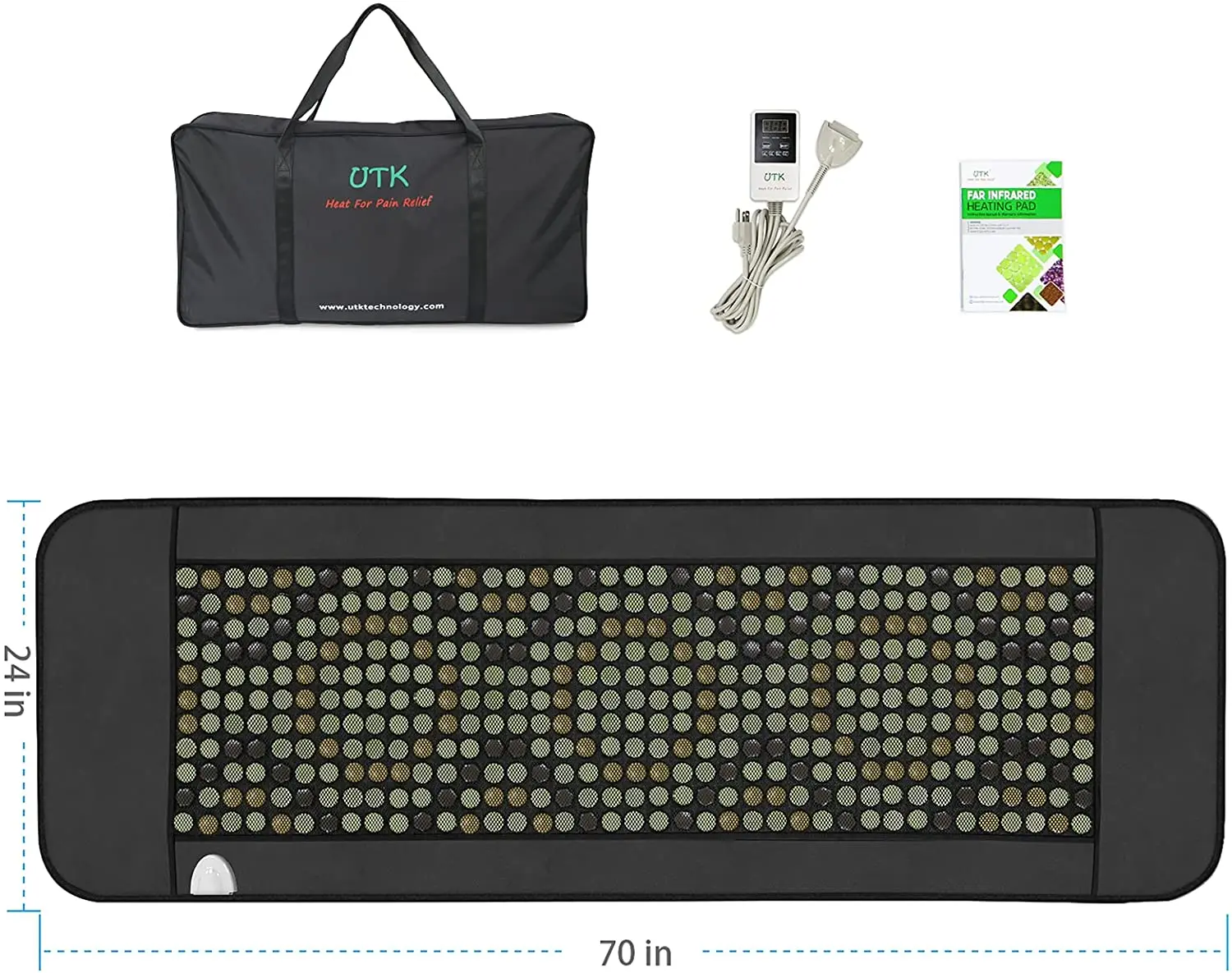 Full Body Quantum Wave Heating pad Infrared Heating Pad for Pain Relief Massage Sofa Cushion Heat