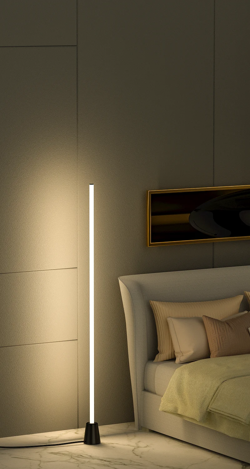 In Stock Salon Half Moon Nordic Ostrich Feather Led Floor Lamp Living Room St