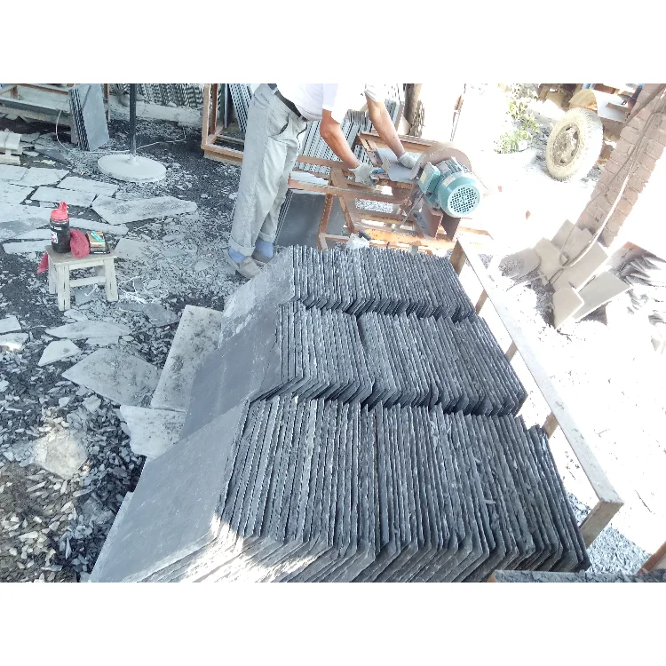 Real Stone Green Slate Paving Slabs