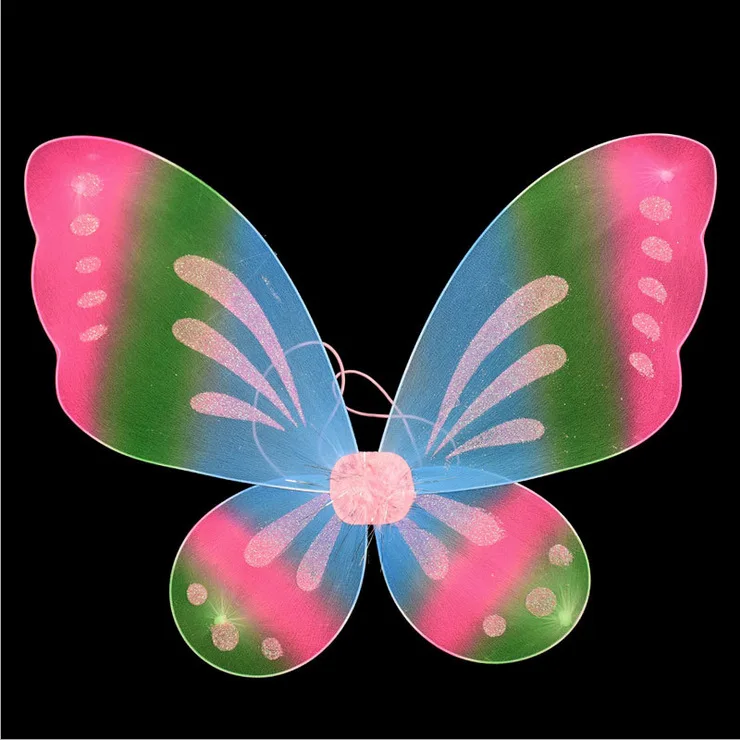 Colorful Wholesale Fairy Wings Angel Dressing Up Butterfly Wings For Women Party Accessories Fairy Costume Kids