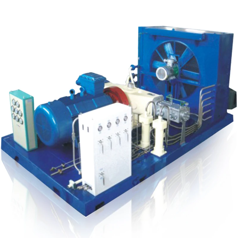 Powerful Industrial 90KW 40bar Reciprocating Air Compressor for Wellhead Gas Pressurization