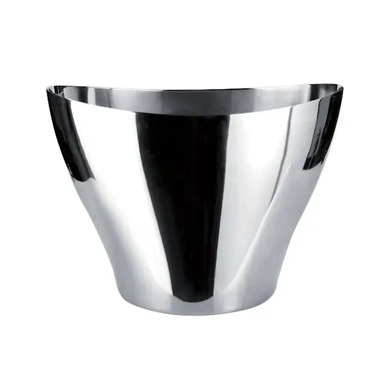Sinowin Custom Metal Champagne Bucket 5.0L Stainless Steel Beer Wine Ice Bucket for Bar