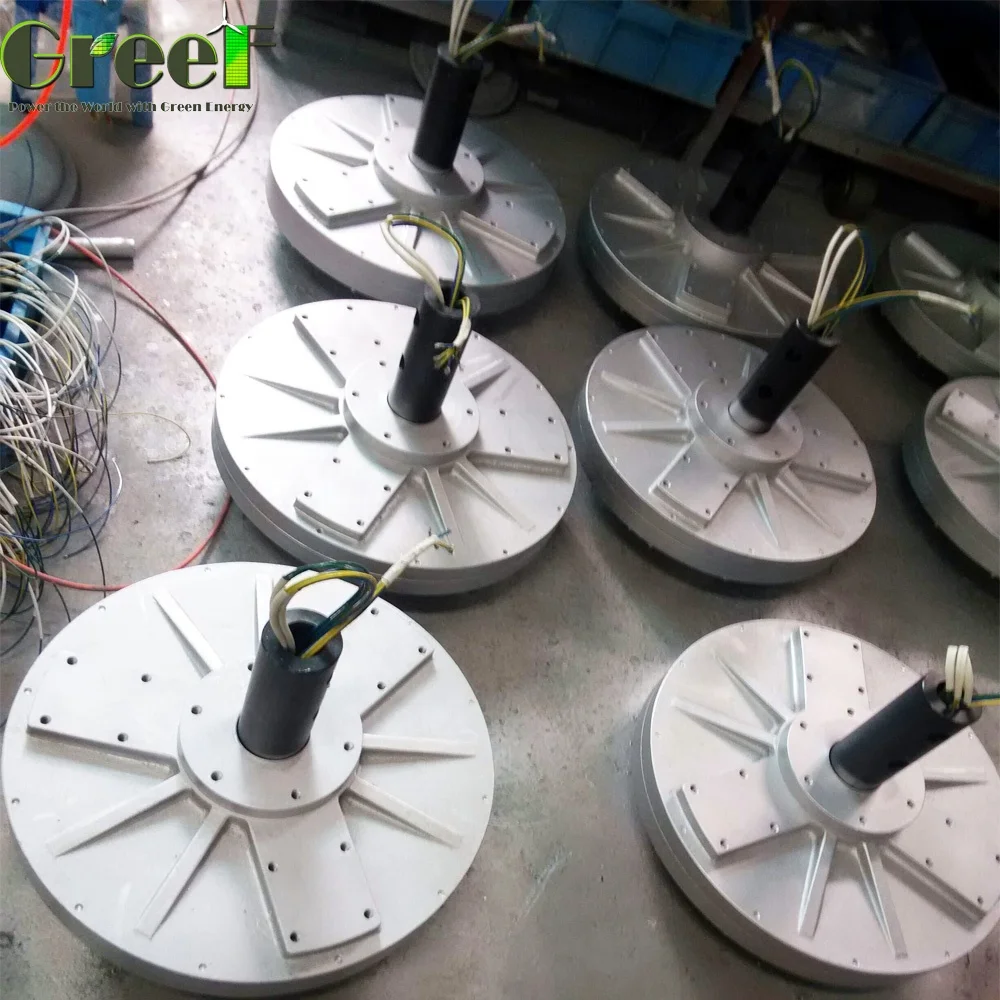 axial-flux permanent-magnet (AFPM) generator with a coreless stator for seal