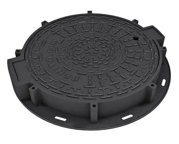 Fiber plastic round septic tank EN124 D400 Composite manhole cover