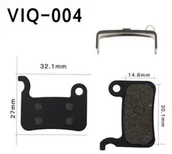 Factory Bike MTB Bicycle Disc Brake Pads Resin Semi-metallic Brake Pad for bike