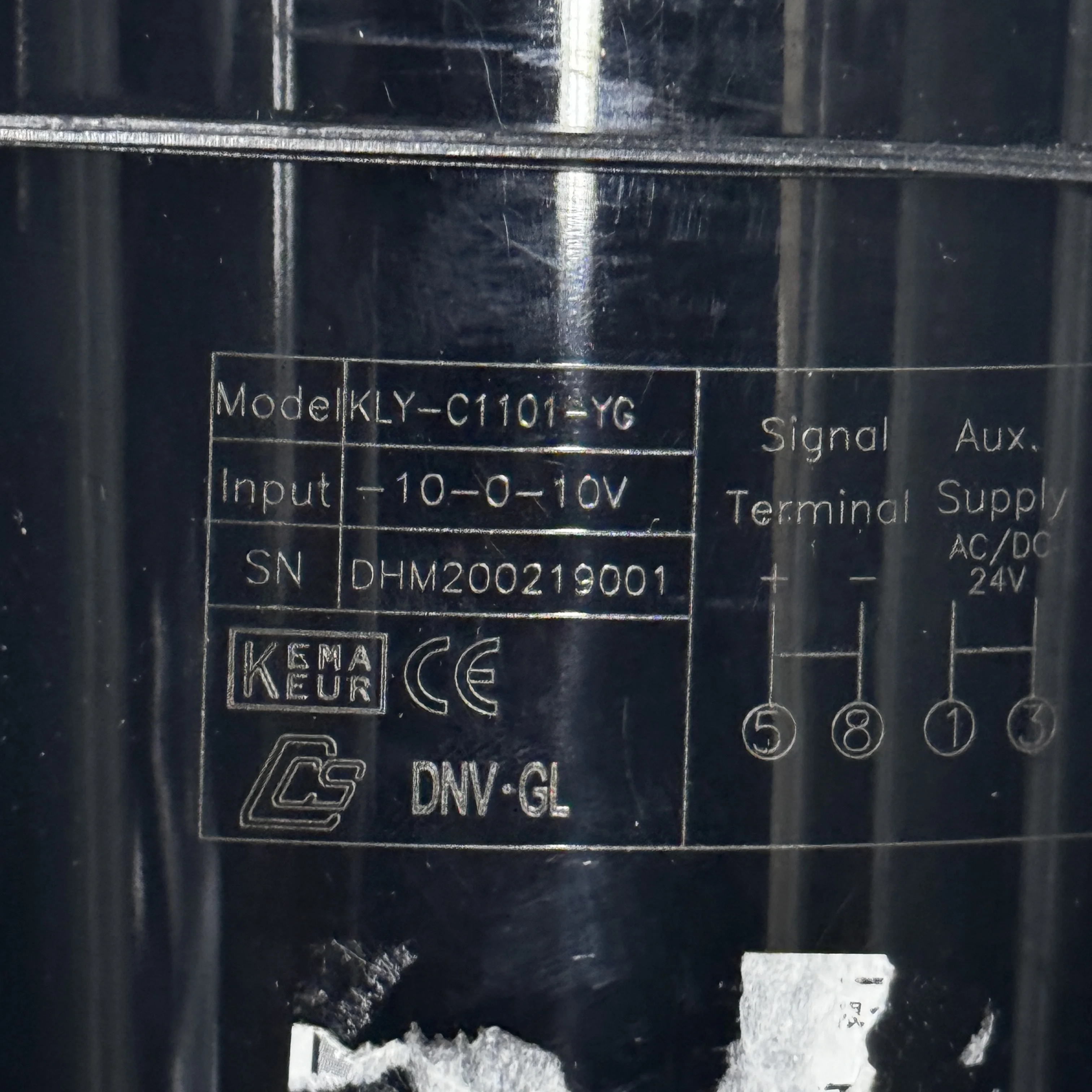 Измеритель KLY-C1101-YG об/мин 150-0-150RMP 10-10V DHM200219001
