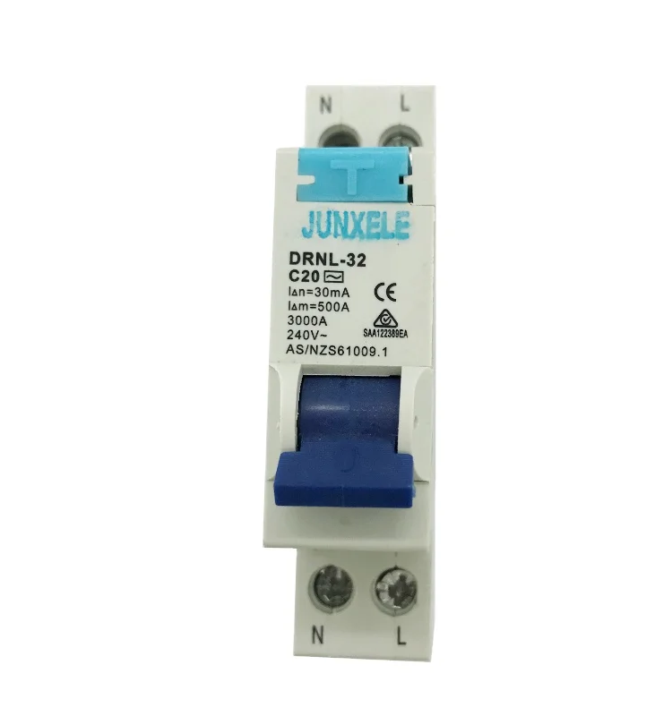 MCB Safety Switch RCBO 1 Pole 3kA 32Amps circuit breaker