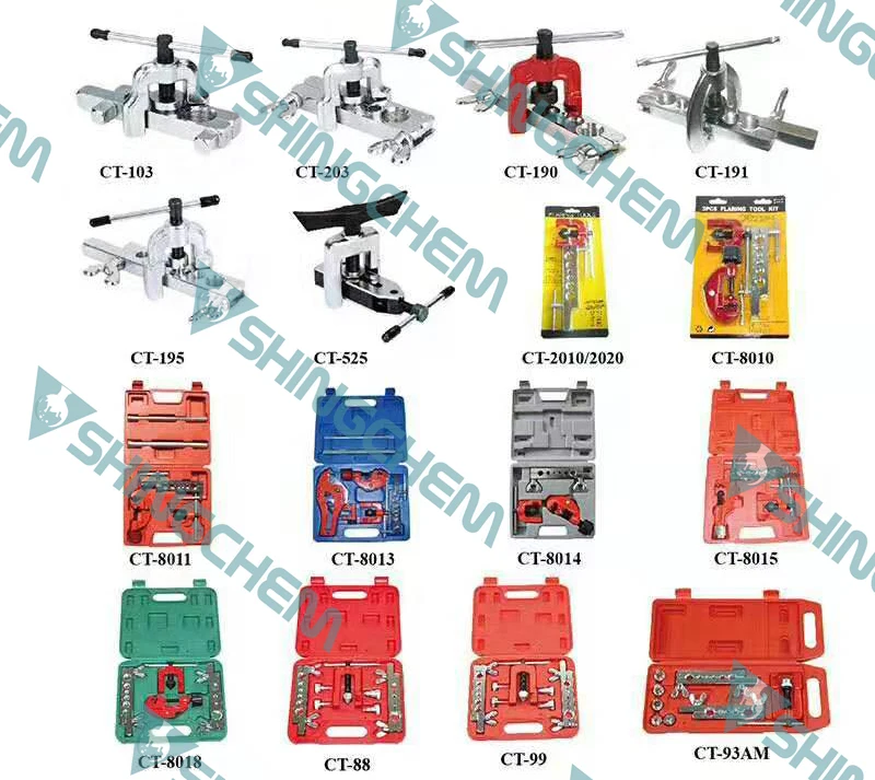 Flaring Tool Kit Pipe Swaging Hand Tool Set Refrigeration AC Repair Tools