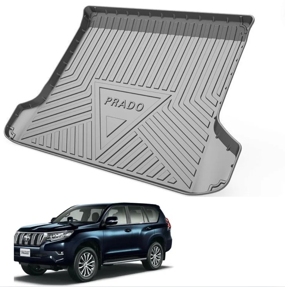 wholesale car mats floor TPE  3d 5d  For Toyota Prado 150 FJ150 LC150 2010+ Waterproof Car Trunk Mats