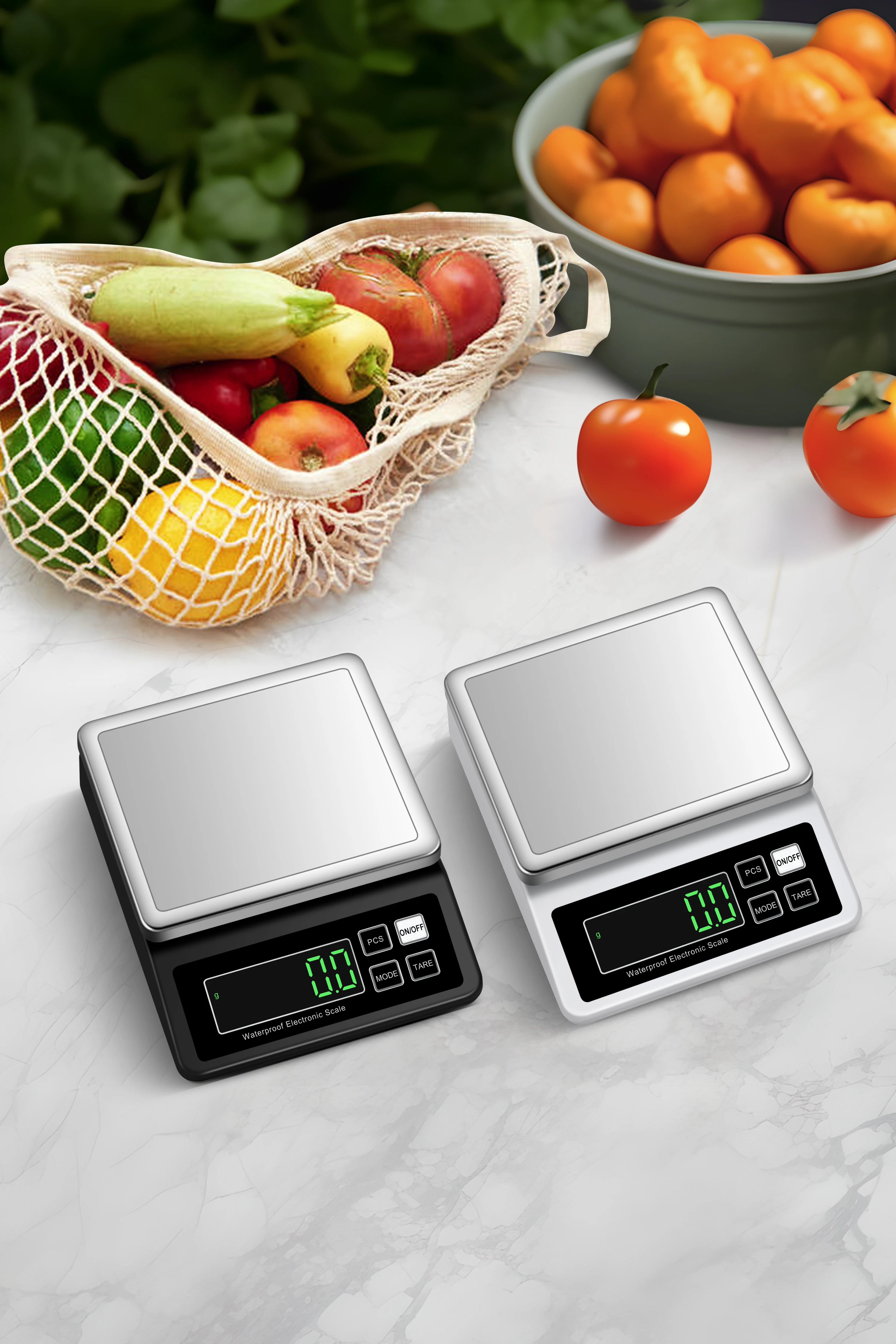 Digital Large 10Kg/15Kg*1G Baking Stainless Steel Multi-Function Electronic Waterproof Kitchen Weighing Scale