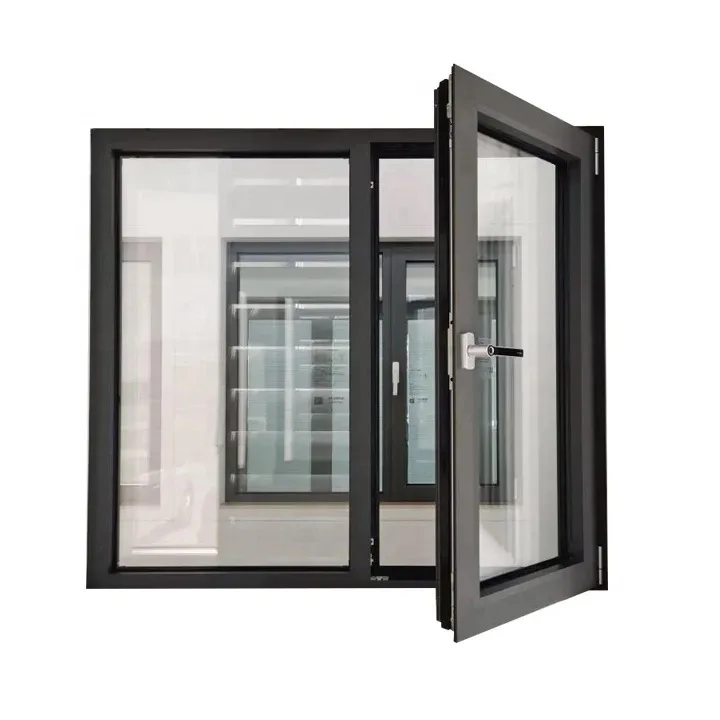 YK Thermal Break Aluminum Sliding Windows Double & Triple Glazed Casement House Windows Durable Aluminium Material