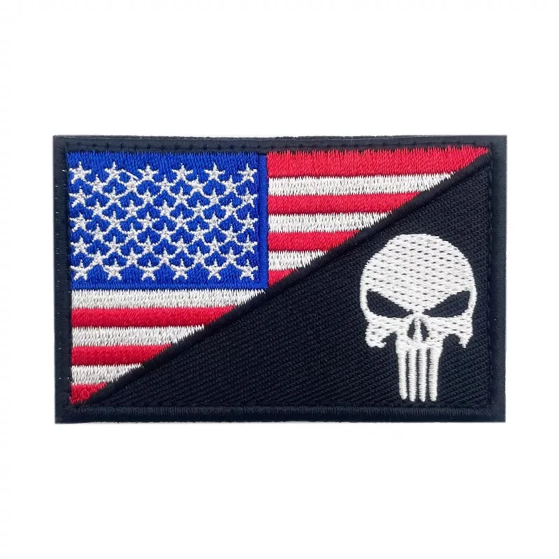 World Country Flag Embroidery Magic Sticker Outdoor Armband Embroidery Backpack Labeling Multi-country Patch