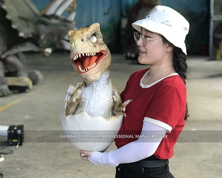 Lifelike Cute Baby Dragon Puppet Dinosaur Baby Hand Puppet On Sale