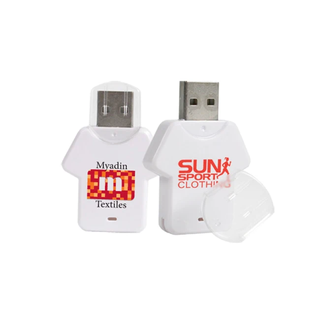 custom PVC material cloth T-shirt shape usb Flash Drive 4gb 8gb 16gb Metal Usb Stick 32gb 64gb Pendrive Usb 2.0 Pen Drive