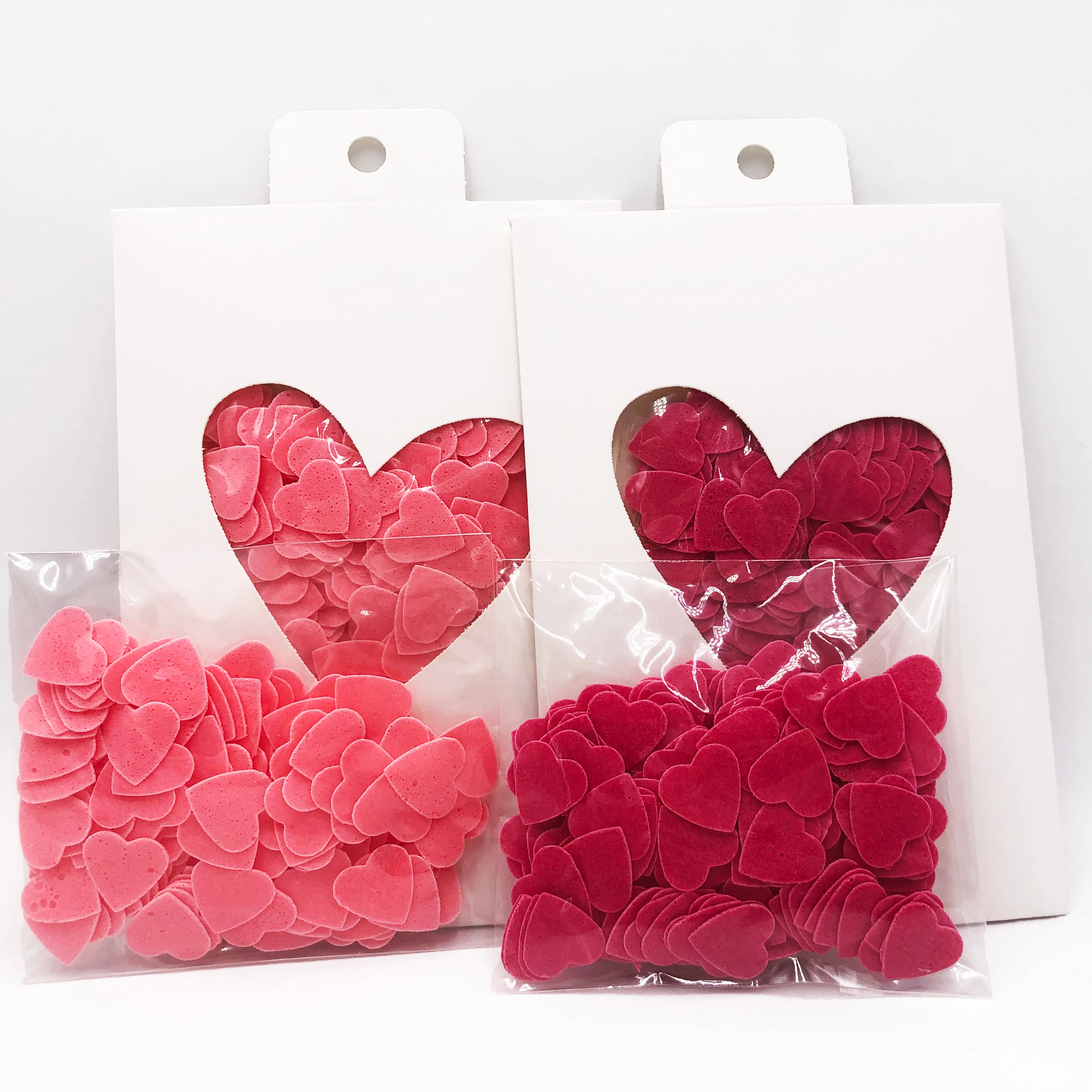 Hot Selling Heart Shape Bath Confetti Soap Paper for Travel and Outdoor