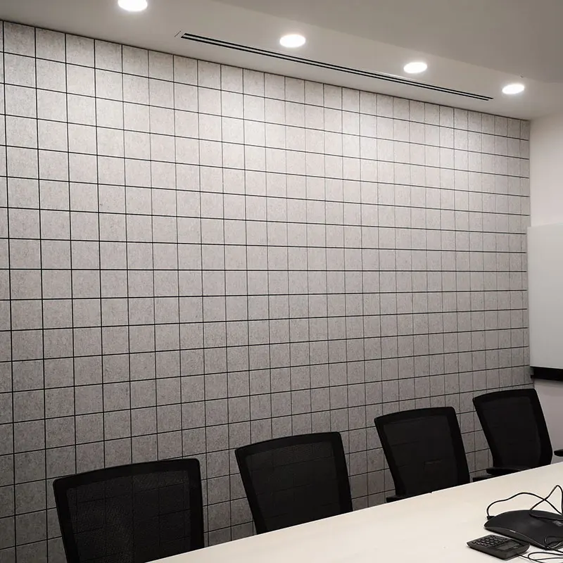 acoustic panel anti sound board 3d acoustic wall panel 100%polyester pet acoustic panels soundproofing wall board