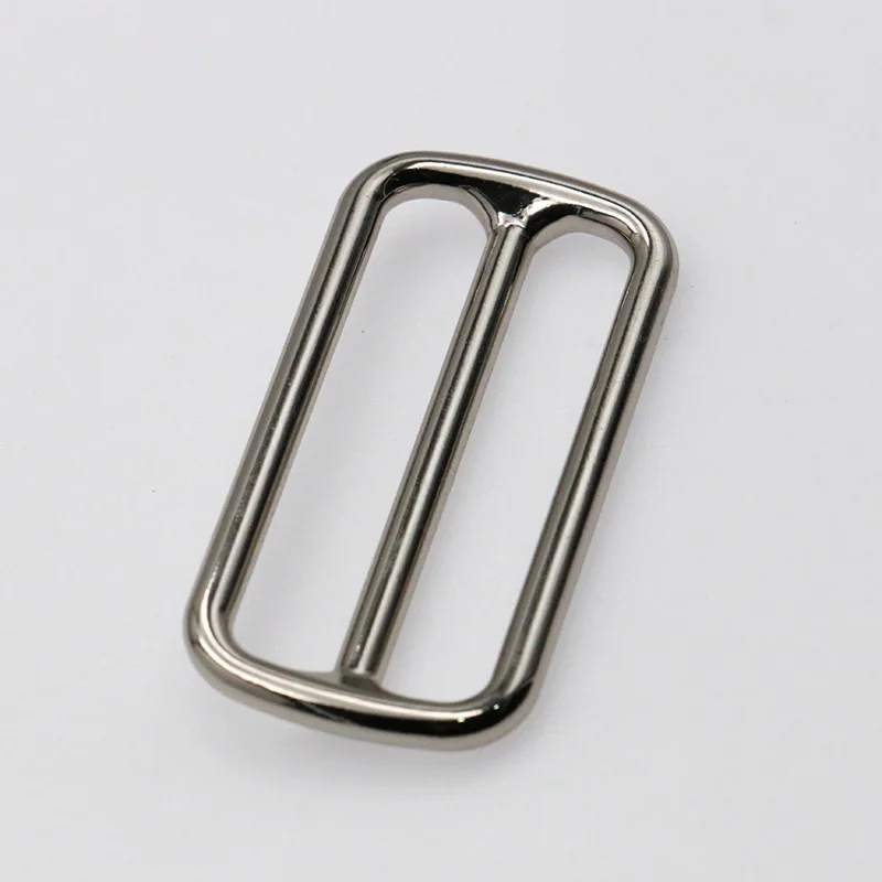 Clothing Hardware 2 Inch 50mm Silver Metal Clasp tri glide adjust Buckles For Belt