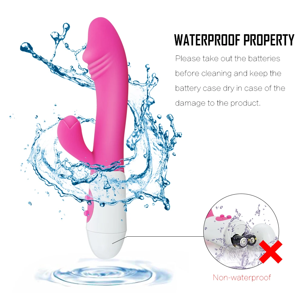 G Spot Dildo Sextoy Double Clitoris Vagina Rabbit Vibrator Sex Toys Adult For Woman