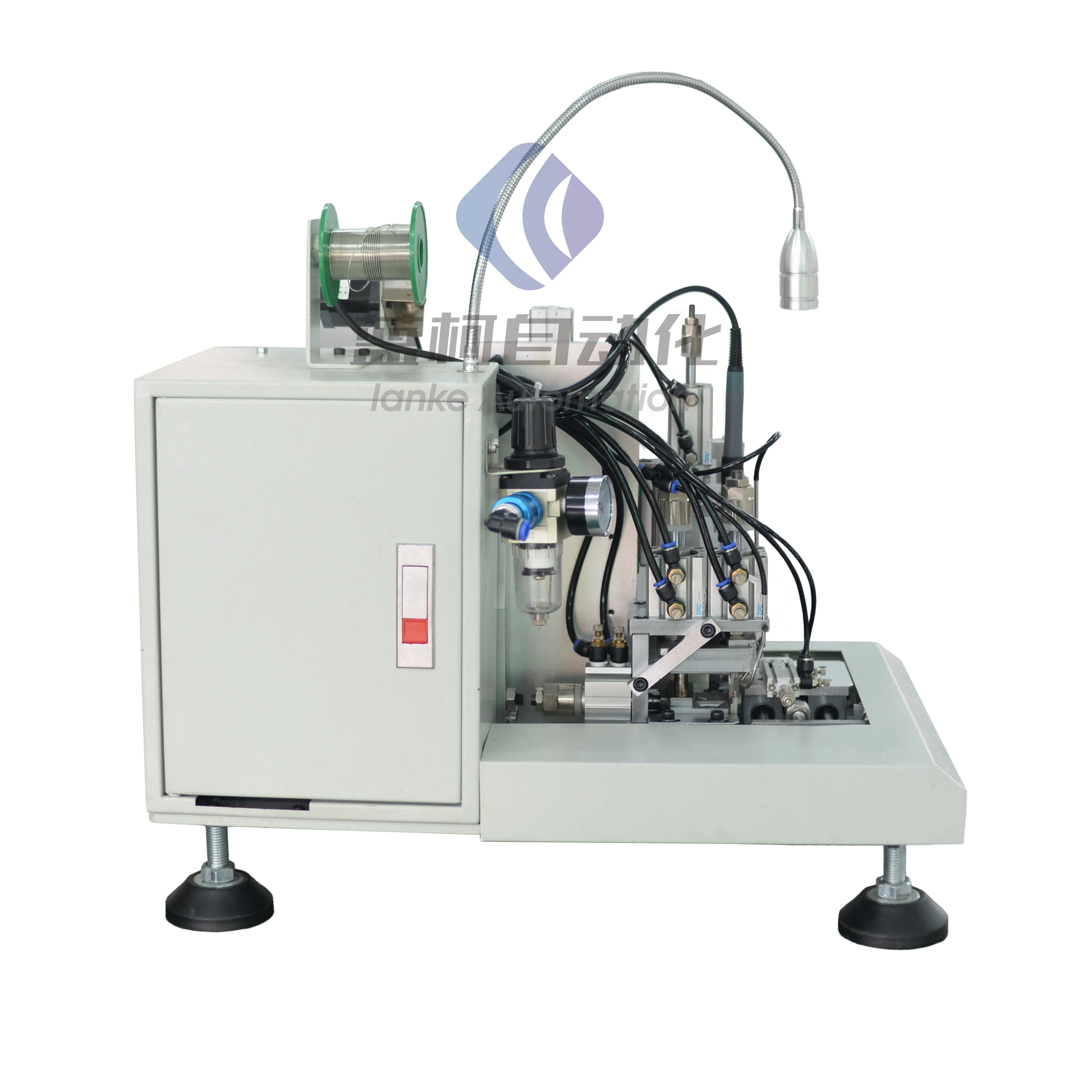 Lanke 2021 newest USB data cable making equipment small soldering machine for connectors USB A micro lightning type c