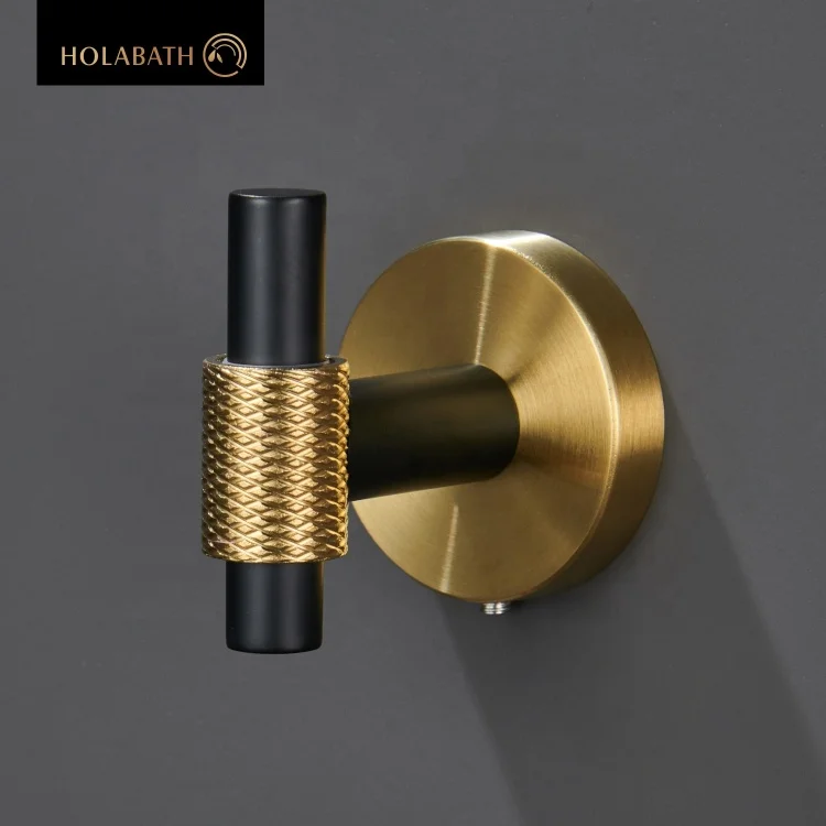 Hot Sale Wall Mounted SUS304 Hooks Bathroom Robe Hanger Towel Robe Hook