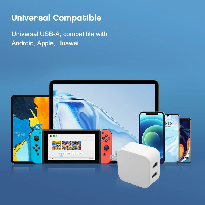 5 в 2,4 А 2 X USB быстрое зарядное устройство настенное зарядное устройств