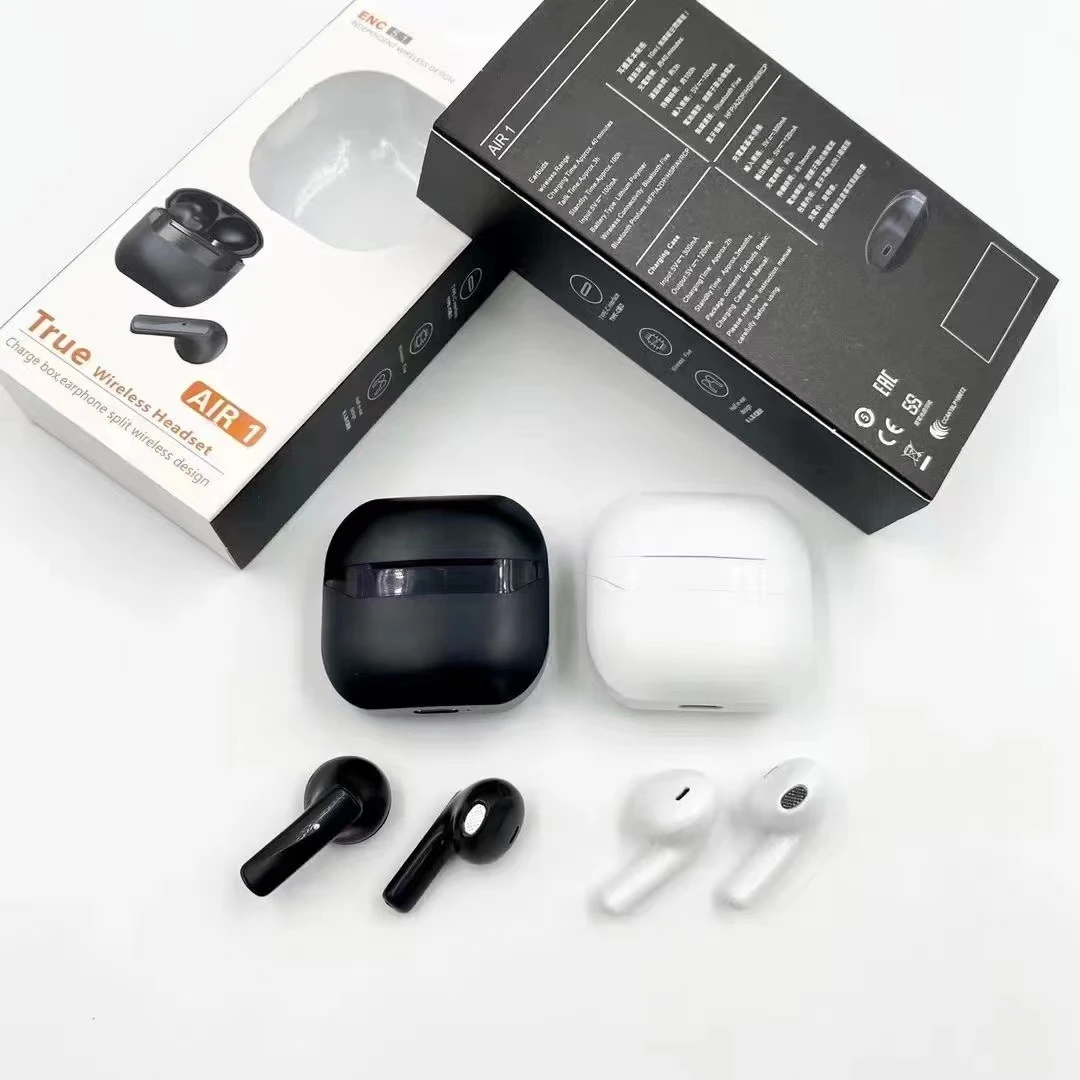Air1 Wireless Earbuds Type C Bos Sound Sport Free Wireless Headphones V5.1