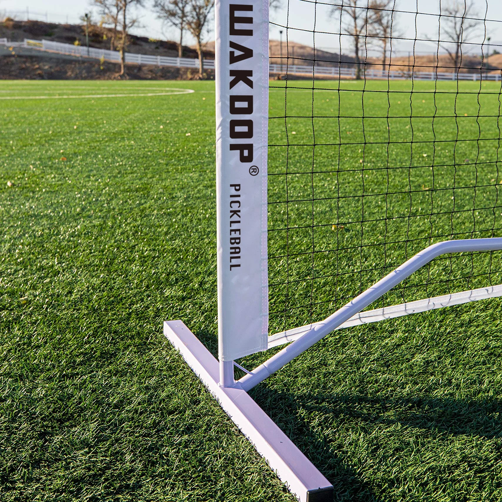 Портативная сетка для мариклэбола WAKDOP 22 фута, набор с металлической рамой и прочной сеткой из полиэтилена с сумкой для переноски, сетка для мариклебола