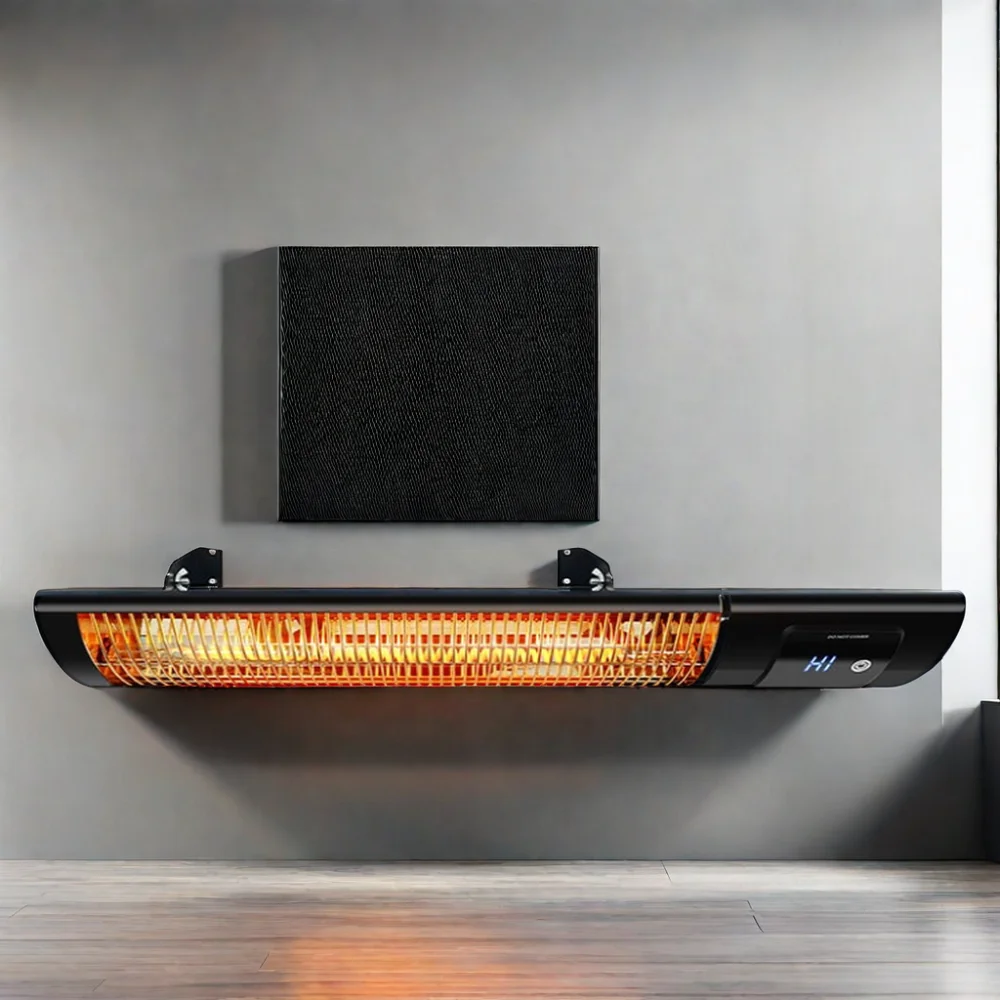 Новый стиль 2000 Вт алюминиевый Электрический инфракрасный обогреватель безопасный и теплый потолок защита от перегрева настенный монтаж для ванной сада