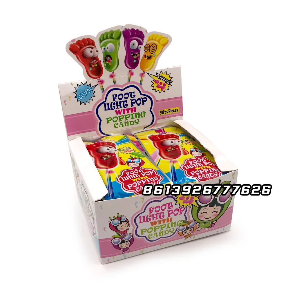 Легкая ножка леденец с порошком