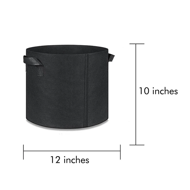 Cheap price 5 7 10 15 20 gallon recycled felt garden planter grow bags vegetable planting for