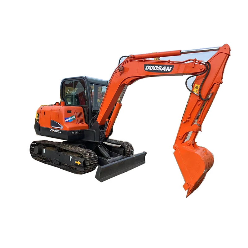 Juefu Used 2020model Original Korea Doosan Dx60-9 Dx60 Dx55 Excavator Ce Engine Used Doosan Mini Excavator