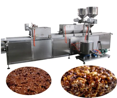Chocolate moulding machine for cereal bar