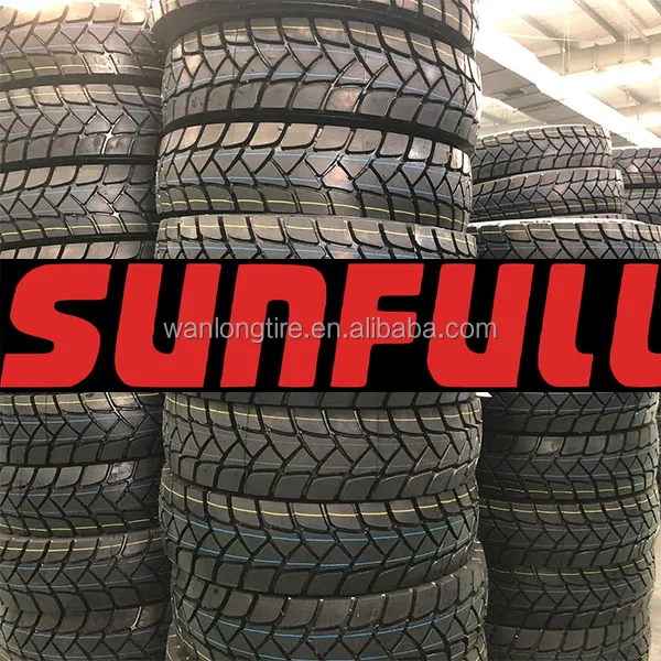 China factory neumatico1 11r22.5 11r24.5 Radial truck tyres sunfull mirage tyres made in china