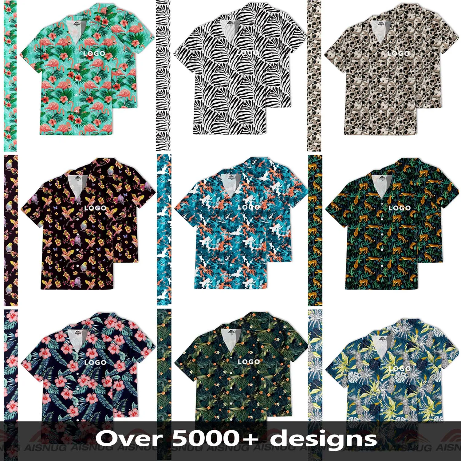oversized vintage quick dry long sleeve men custom hawaiian shirt beach t-shirts for men wholesale custom