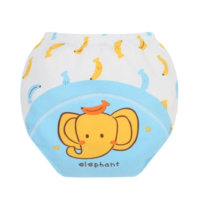 Cute Animal Printed Breathable Waterproof Soft Comfortable washable Baby Training Pants