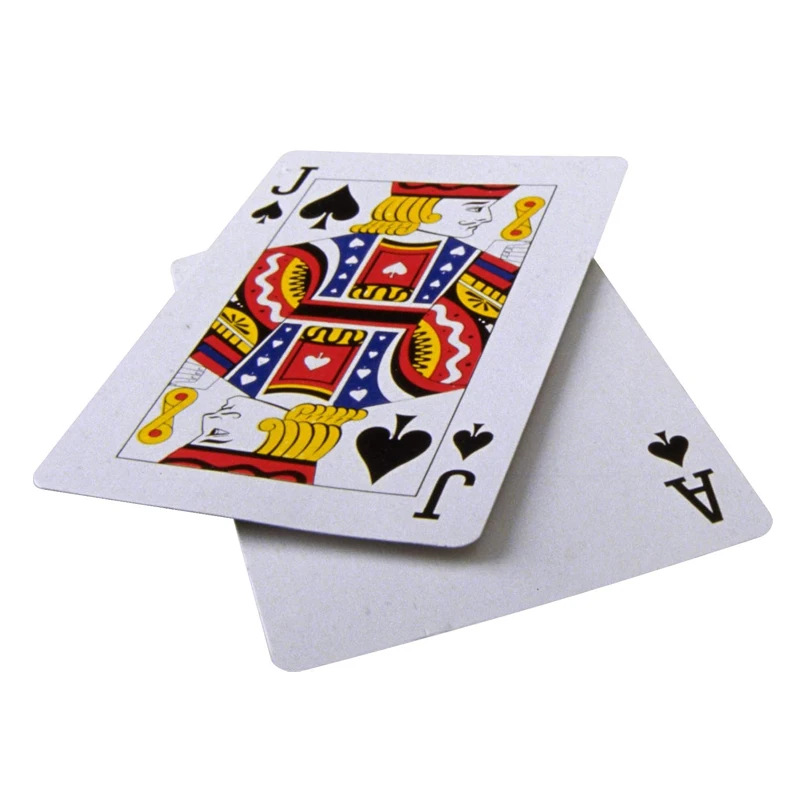 Custom Printing Blue Code Paper Poker Size Playing Cards with Tuck Box