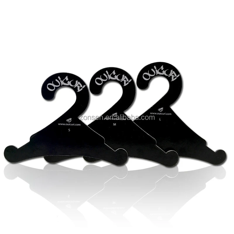 Custom Shape Logo Recyclable Cardboard Dog Clothes Hanger Paper Hanger