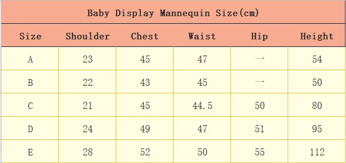 
Child Display Mannequin hot on sale Baby Window Dress form Kids Clothes Dummy Full Body 