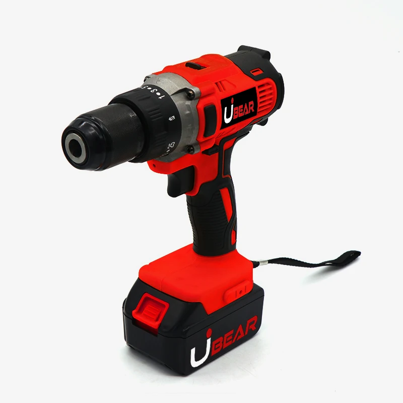 2022 High quality impact drill cordless rechargeable lithium battery cordless electric hand drill 21v cordless drill
