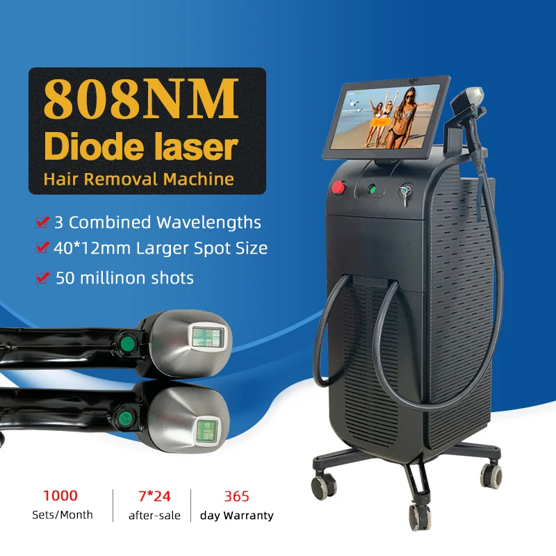 Safety Certification Diode Machine 808Nm Home Laser Epilator Hair Removal aesthetic medicine lasers factory